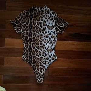 soft leopard print bodysuit